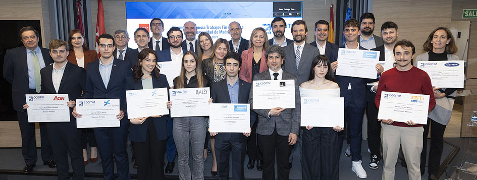 La IX edición de los “Premios a la Excelencia Trabajos Fin de Grado de la Comunidad de Madrid” del COGITIM reconocen el talento, la sostenibilidad y la innovación.