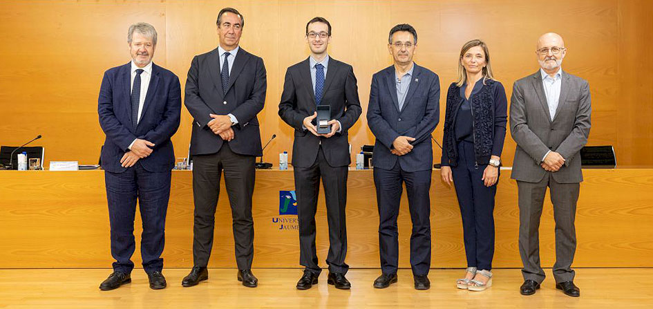El ingeniero en Tecnologías Industrial de la UJI Jorge Alcañiz Ull gana la sexta edición del Premio ACERINOX