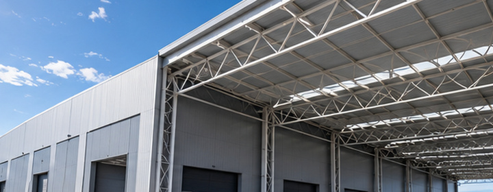 Los ingenieros industriales analizan las cubiertas autoportantes para optimizar naves y edificios industriales