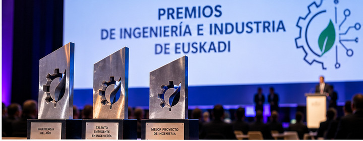 Miguel Ángel Carrera, Ixone Angulo y PepsiCo, reconocidos en los Premios de Ingeniería e Industria de Euskadi