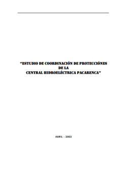 Documento de Central Pacarenca - Protecciones