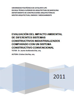 Documento de Evaluación del impacto ambiental de diferentes sistemas constructivos